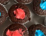 Foto del paso 11 de la receta: Muffins/Cupcakes Revelación de género