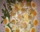 Фото кроку 4 до Салат с ананасами и курицей.