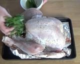 A picture of step 3 of Dry brined Roasted Turkey.
