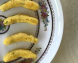 A picture of step 5 of Banana Halwa.