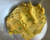 A picture of step 2 of Barley Flour Daal Baati.
