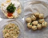 A picture of step 2 of Indo Chinese Potato Manchurian.