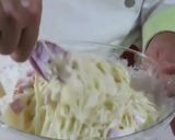 Foto del paso 4 de la receta: Espagueti con crema, jamón y piña