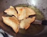 A picture of step 7 of Samosa (potato/peas samosa).