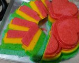 Foto langkah ke 6 dari resep Simple rainbow cake :).
