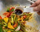 A picture of step 7 of Sweet and Sour Fried Grouper with Colorful Peppers.