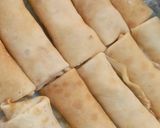 صورة لخطوة 3 من وصفة كريب مالح غراتيني مشمخ وبنين 🌯😋💫