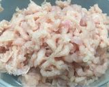 Une image de l'étape 2 de Potimarron farci au poulet, fèves et châtaignes - LRQDO.