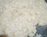A picture of step 3 of Bread Halwa.