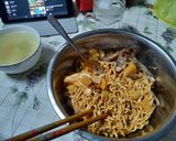 Hình bước làm 7 của món Mì trộn cay 2x hàn quốc với đơn giản mà ngon té lưỡi 🌶️🌶️🌶️
