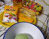 Foto langkah ke 6 dari resep Bakpao Pandan isi Selai Nanas dan Selai Coklat (No Mixer).