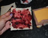 A picture of step 6 of Monte Cristo sandwich.