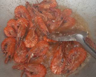 Udang Kungpao langkah memasak 2 foto