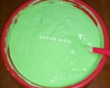 Foto langkah ke 4 dari resep Brownies Pandan Kukus (ala) Amanda.