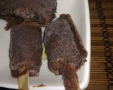A picture of step 5 of Oreo biscuit ice cream.