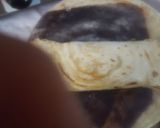 A picture of step 5 of Grilled Leftover veg frankie.