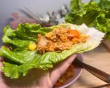 韓式泡菜雞肉生菜包的食譜步驟7照片
