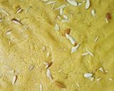 A picture of step 3 of Besan burfi.