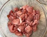 Sertéspörkölt galuskával recept fázis 1 fotója