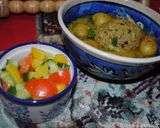 A picture of step 16 of Kufteh bozbash (stuffed meatball).