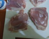A picture of step 1 of Pan Fried Garlic Chicken.