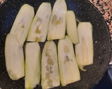 Foto del paso 1 de la receta: Rulo de calabacín, pechuga de pavo, queso crema y aguacate