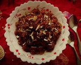 A picture of step 12 of Moong Dal Halwa.