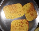 A picture of step 1 of Khakhra chat.
