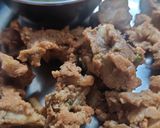 A picture of step 8 of Singhare Ki Pakore.