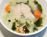Milk Fish with Greens Porridge 馬告虱目魚蔬菜粥的食譜步驟3照片