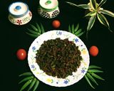 A picture of step 8 of Masala Bhindi.