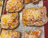 A picture of step 2 of Pizza Sandwiches.