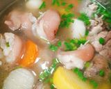 Hình bước làm 1 của món Giò heo hầm