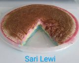 Foto del paso 6 de la receta: Tarta de obleas, con crema pastelera de colores hecha en microondas (9 ingredientes)