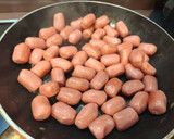 Foto del paso 1 de la receta: Mini Salchichas a la BBQ