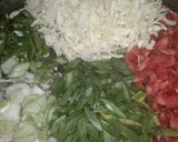A picture of step 2 of Burnt garlic fried rice.