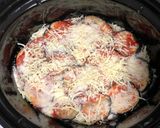 A picture of step 3 of Eggplant Parmesan in a Crockpot Slow Cooker.