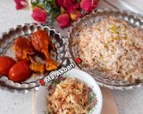 عکس مرحله 3 از دستور 🎀رشته پلو با مرغ