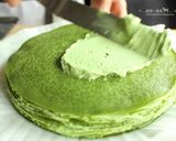 抹茶千層蛋糕｜Matcha Mille Crêpe Cake的食譜步驟15照片