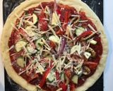 A picture of step 16 of Homemade Braai (BBQ) Pizza.