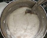 A picture of step 2 of Suji chilla.