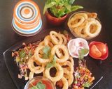 A picture of step 6 of Garlic potato rings and Garlic tomato chutney.