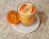 A picture of step 3 of Yuum orange slush 🍊🍊.