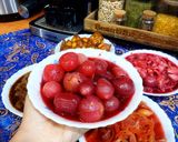 عکس مرحله 1 از دستور ترشی پیاز قرمز