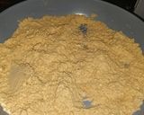 बेसन मावा खुरचन बर्फी रेसिपी चरण 2 फोटो