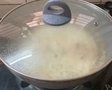 A picture of step 5 of Lapsi carrot halwa with jaggery.