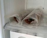 A picture of step 7 of Choco coconut roll.