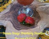 Cara Membuat Banana Orange Strawberry Smoothies 4