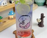 Foto langkah ke 3 dari resep Peach Lime Soda 🍹.