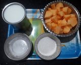 શકરટેટી નું મિલ્ક શેક રેસીપી સ્ટેપ1ફોટો